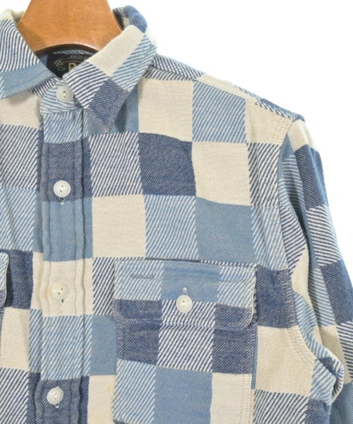 RRL（ダブルアールエル）カジュアルシャツ 青 サイズ:XS メンズ/2200633156138