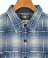 RRL（ダブルアールエル）カジュアルシャツ 青 サイズ:L メンズ/2200621562057