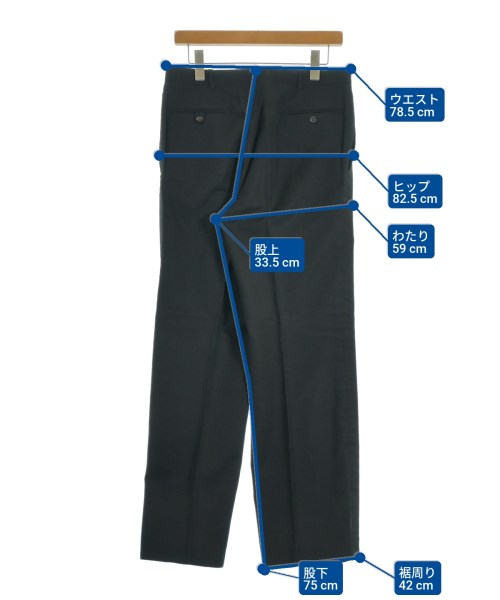 RRL（ダブルアールエル）スラックス 黒 サイズ:32(L位) メンズ/2200624957072