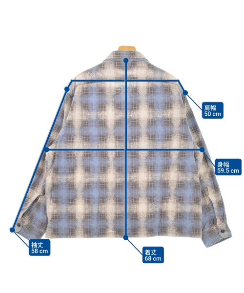 RRL（ダブルアールエル）カジュアルシャツ 青 サイズ:XL メンズ/2200626104085