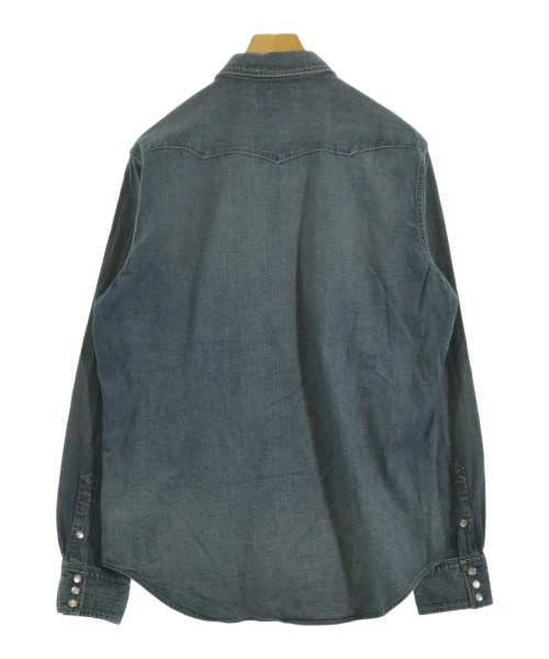 RRL（ダブルアールエル）カジュアルシャツ 青 サイズ:L メンズ/2200618205127