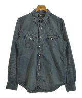 RRL（ダブルアールエル）カジュアルシャツ 青 サイズ:L メンズ/2200618205127
