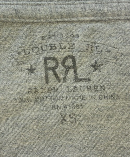 RRL（ダブルアールエル）Tシャツ・カットソー グレー サイズ:XS メンズ/2200626834043