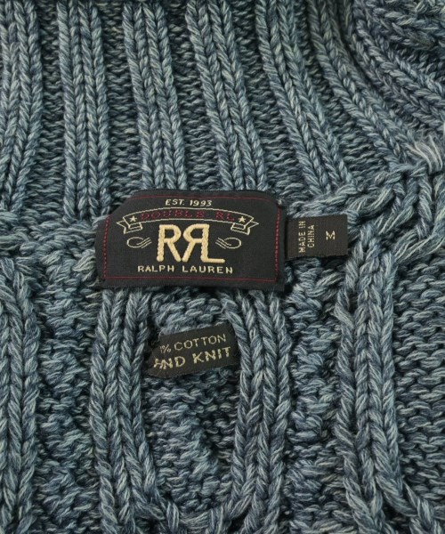 RRL（ダブルアールエル）ニット・セーター 青 サイズ:M メンズ/2200628595058