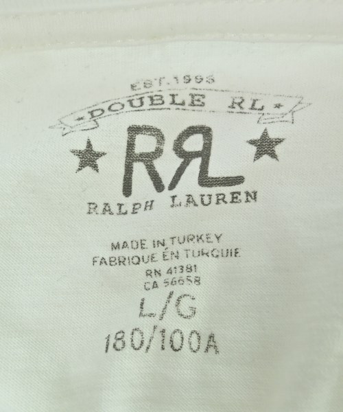 RRL（ダブルアールエル）Tシャツ・カットソー 白 サイズ:L メンズ/2200620152136