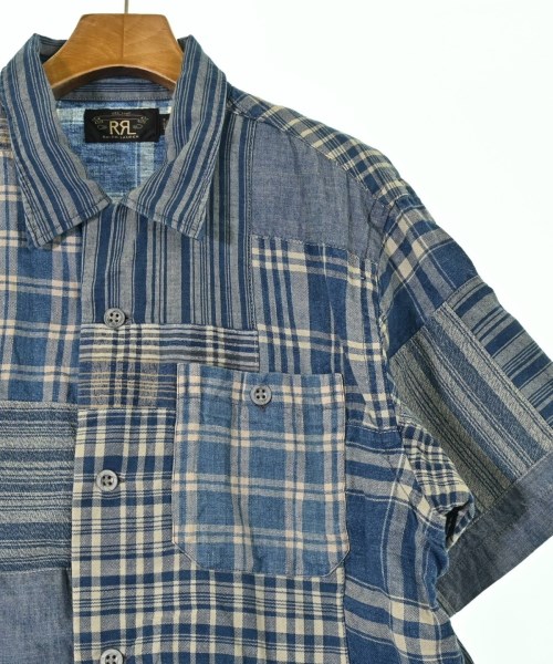 RRL（ダブルアールエル）カジュアルシャツ 青 サイズ:M メンズ/2200620990059