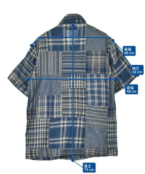 RRL（ダブルアールエル）カジュアルシャツ 青 サイズ:M メンズ/2200620990059