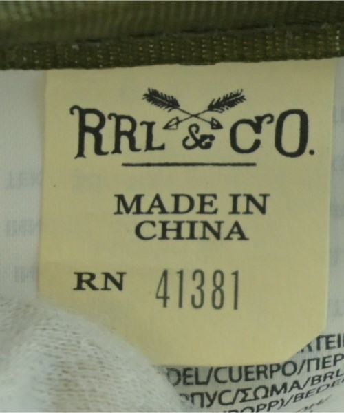 RRL（ダブルアールエル）ボストンバッグ カーキ サイズ:- メンズ/2200604835024