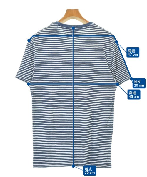 RRL（ダブルアールエル）Tシャツ・カットソー 青 サイズ:S メンズ/2200609362020