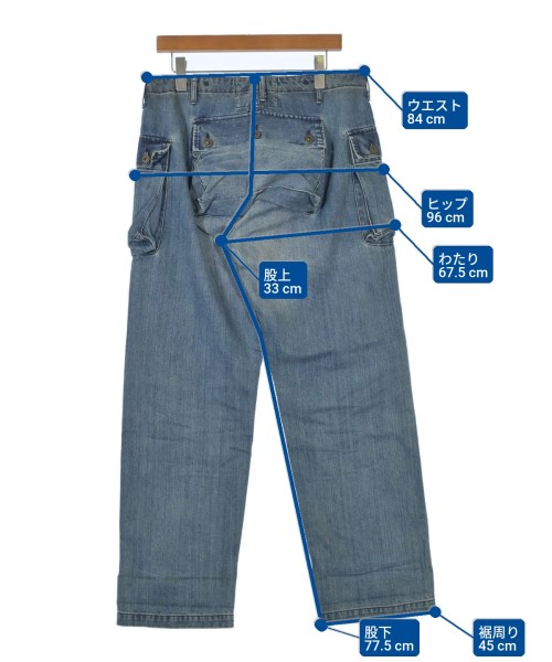 RRL（ダブルアールエル）デニムパンツ 青 サイズ:32(L位) メンズ/2200609362068