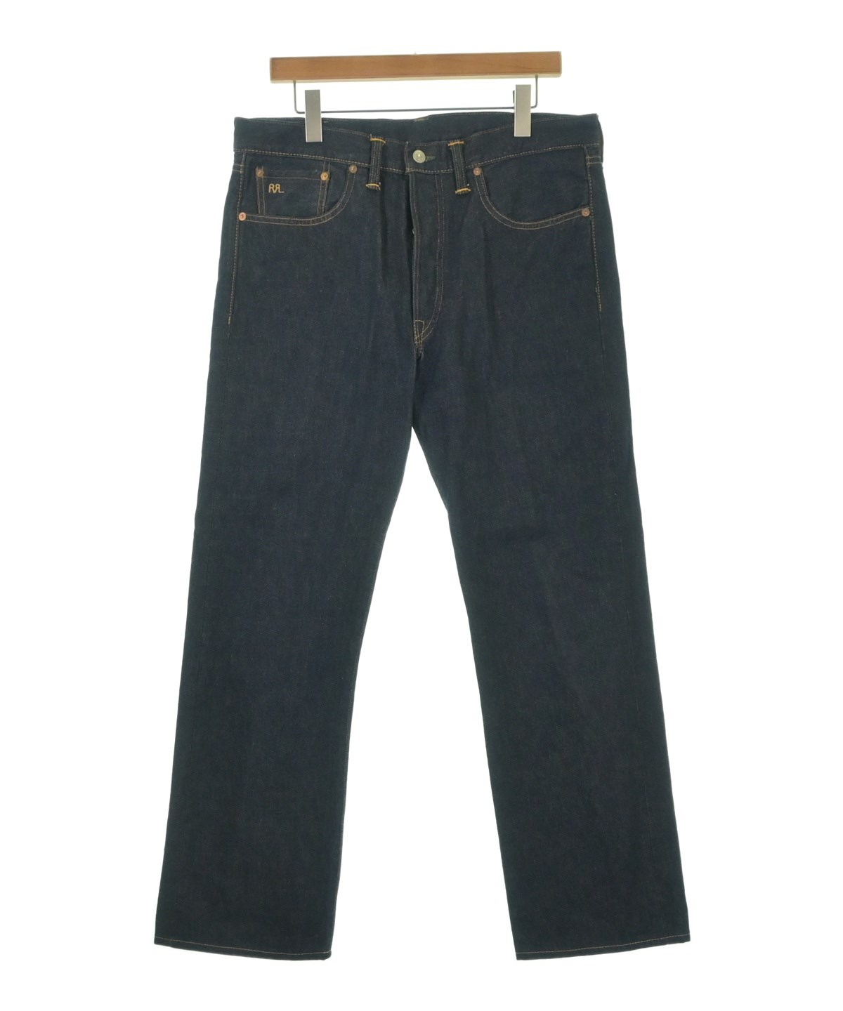 RRL（ダブルアールエル）デニムパンツ 紺 サイズ:34(XL位) メンズ
