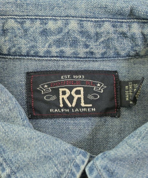 RRL（ダブルアールエル）カジュアルシャツ 青 サイズ:S メンズ/2200673721051