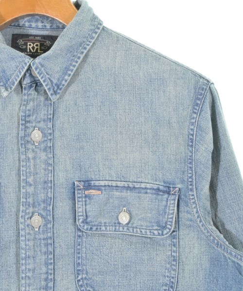 RRL（ダブルアールエル）カジュアルシャツ 青 サイズ:S メンズ/2200673721051