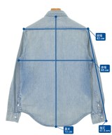 RRL（ダブルアールエル）カジュアルシャツ 青 サイズ:S メンズ/2200673721051