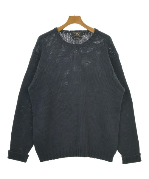 RRL(ダブルアールエル)ニット・セーター 紺 サイズ:S/2200673325259