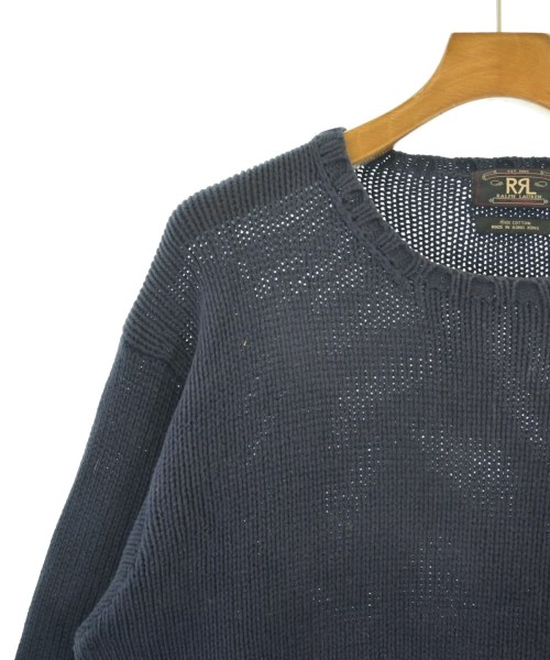 RRL（ダブルアールエル）ニット・セーター 紺 サイズ:S メンズ/2200673325259