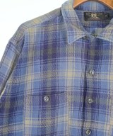 RRL（ダブルアールエル）カジュアルシャツ 青 サイズ:L メンズ/2200673325280