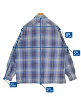 RRL（ダブルアールエル）カジュアルシャツ 青 サイズ:L メンズ/2200673325280