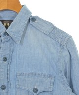 RRL（ダブルアールエル）カジュアルシャツ 青 サイズ:S メンズ/2200670918058