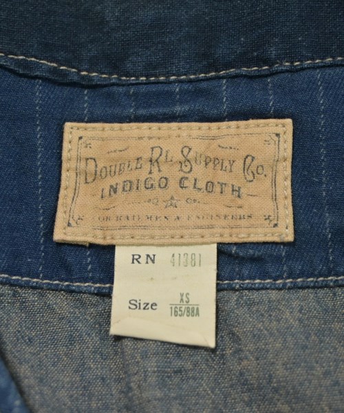 RRL（ダブルアールエル）カジュアルシャツ 紺 サイズ:XS メンズ/2200676016345