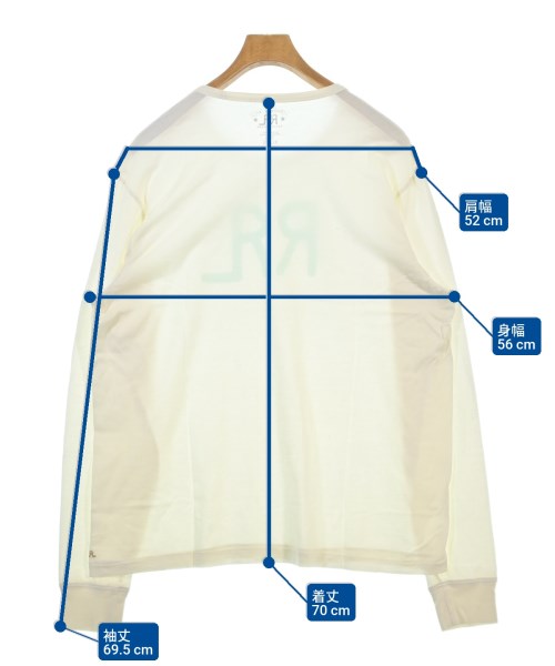 RRL（ダブルアールエル）Tシャツ・カットソー 白 サイズ:XL メンズ/2200677258171