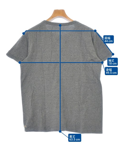 RRL（ダブルアールエル）Tシャツ・カットソー グレー サイズ:M メンズ/2200681993051