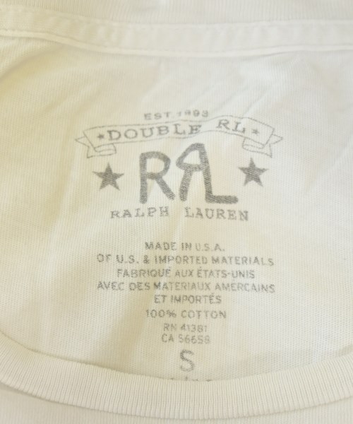 RRL（ダブルアールエル）Tシャツ・カットソー 白 サイズ:S メンズ/2200681993068