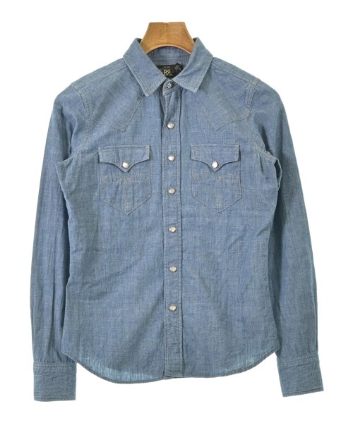 RRL(ダブルアールエル)カジュアルシャツ 青 サイズ:-(S位)/2200694927098
