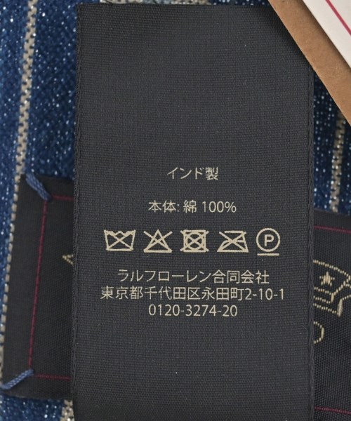 RRL（ダブルアールエル）ストール 青 サイズ:ONE メンズ/2200695941109