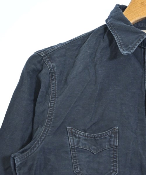 RRL（ダブルアールエル）カジュアルシャツ 紺 サイズ:XS メンズ/2200696889073