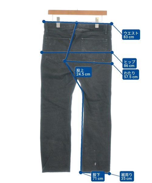 RRL（ダブルアールエル）デニムパンツ 黒 サイズ:-(M位) メンズ/2200696889134