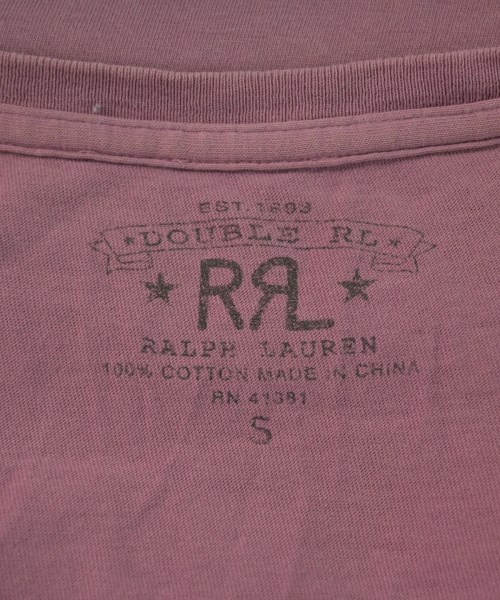 RRL（ダブルアールエル）Tシャツ・カットソー ピンク サイズ:S メンズ/2200655537137