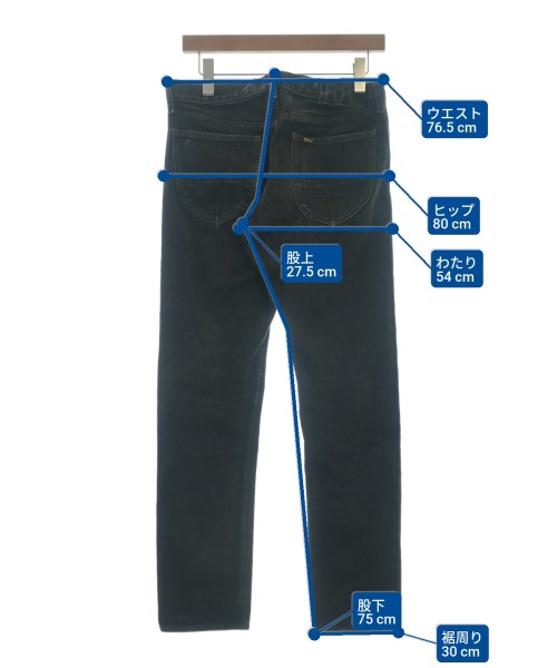 RRL（ダブルアールエル）デニムパンツ 黒 サイズ:29(S位) メンズ/2200655913092