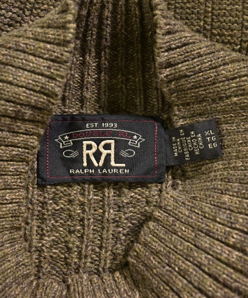 RRL（ダブルアールエル）ニット・セーター 茶 サイズ:XL メンズ/2200659549037