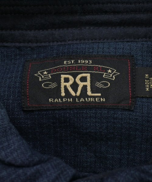 RRL（ダブルアールエル）カジュアルシャツ 紺 サイズ:S メンズ/2200659761019
