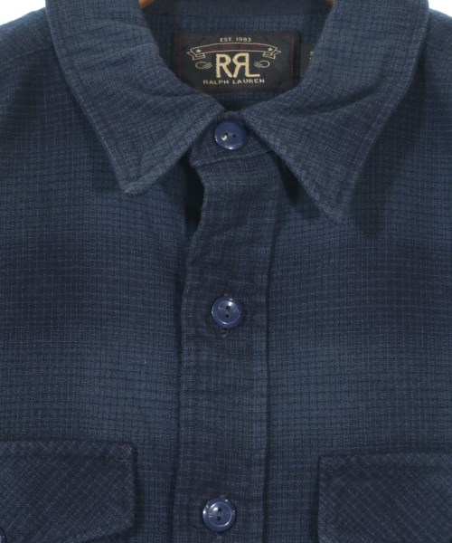 RRL（ダブルアールエル）カジュアルシャツ 紺 サイズ:S メンズ/2200659761019