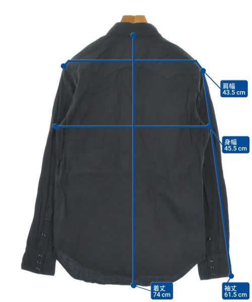 RRL（ダブルアールエル）カジュアルシャツ 黒 サイズ:-(S位) メンズ/2200659761064