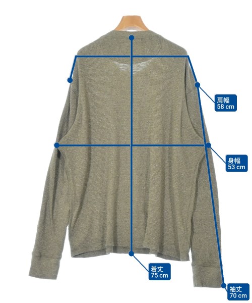 RRL（ダブルアールエル）Tシャツ・カットソー カーキ サイズ:XXL メンズ/2200662167082