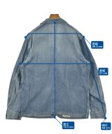 RRL（ダブルアールエル）カバーオール 青 サイズ:L メンズ/2200710832016