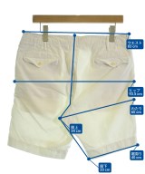 RRL（ダブルアールエル）ショートパンツ 白 サイズ:31(M位) メンズ/2200712917018