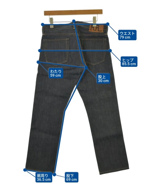 RRL（ダブルアールエル）その他 紺 サイズ:29(S位) メンズ/2200645983197