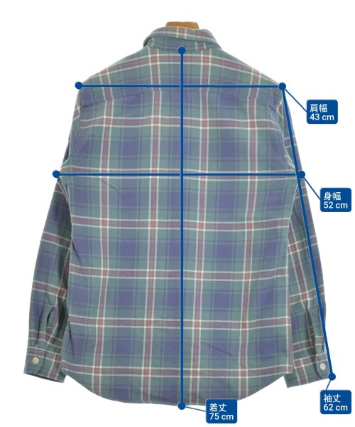 RRL（ダブルアールエル）カジュアルシャツ 緑 サイズ:S メンズ/2200633713096