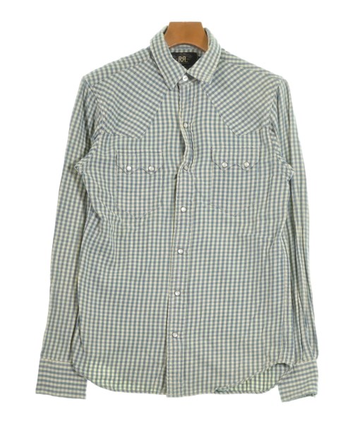 RRL(ダブルアールエル)カジュアルシャツ 青 サイズ:S/2200633713102