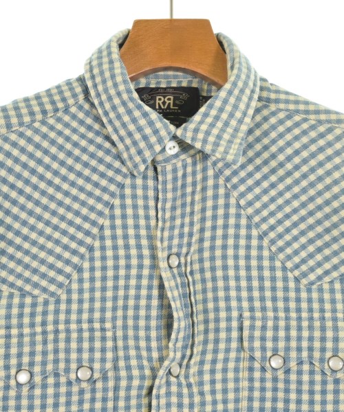 RRL（ダブルアールエル）カジュアルシャツ 青 サイズ:S メンズ/2200633713102