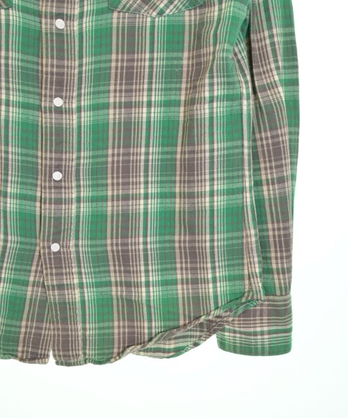 RRL（ダブルアールエル）カジュアルシャツ 緑 サイズ:S メンズ/2200633713119