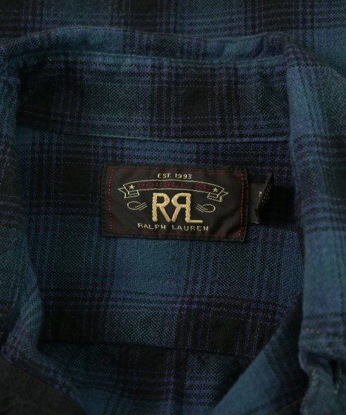 RRL（ダブルアールエル）カジュアルシャツ 青 サイズ:XS メンズ/2200647098127