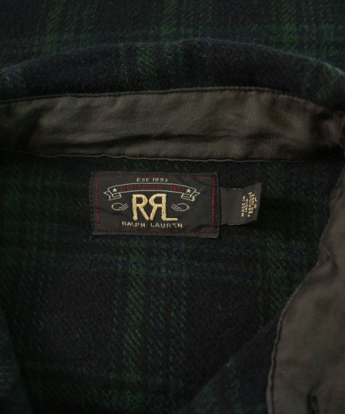 RRL（ダブルアールエル）カジュアルシャツ 緑 サイズ:L メンズ/2200648152019