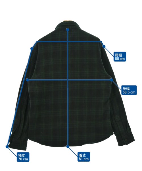 RRL（ダブルアールエル）カジュアルシャツ 緑 サイズ:L メンズ/2200648152019