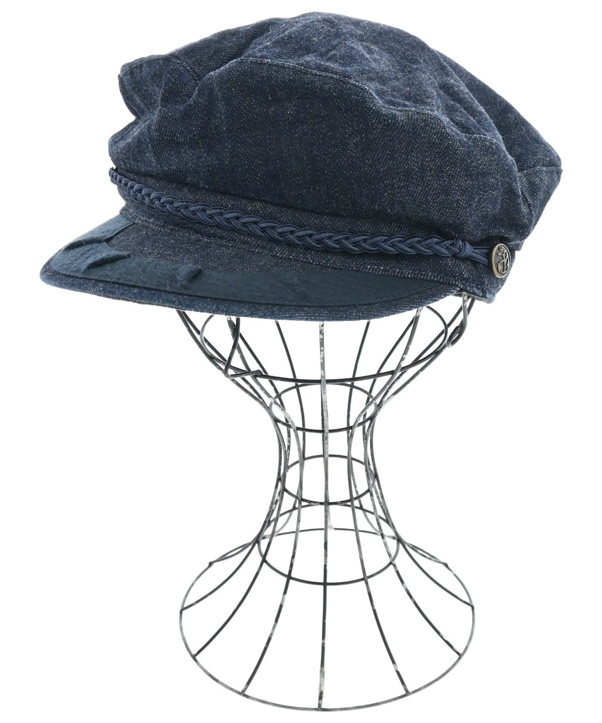 RRL準新品！ ダークデニム キャスケット RRL（ダブルアールエル）キャスケット 紺 サイズ:- メンズ