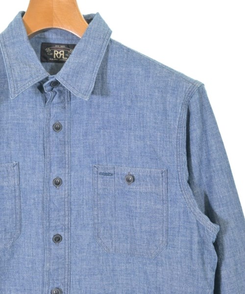 RRL（ダブルアールエル）カジュアルシャツ 青 サイズ:S メンズ/2200649203017